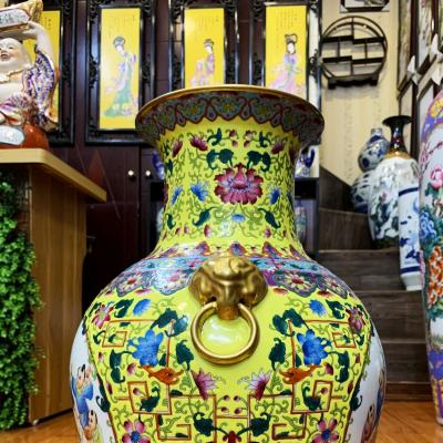 Bình Vẽ Tay Cao Cấp Họa Tiết Bách Phúc